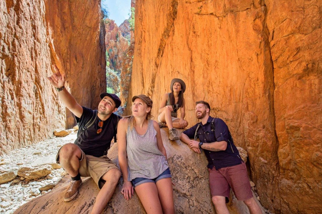 People enjoying Standley Chasm